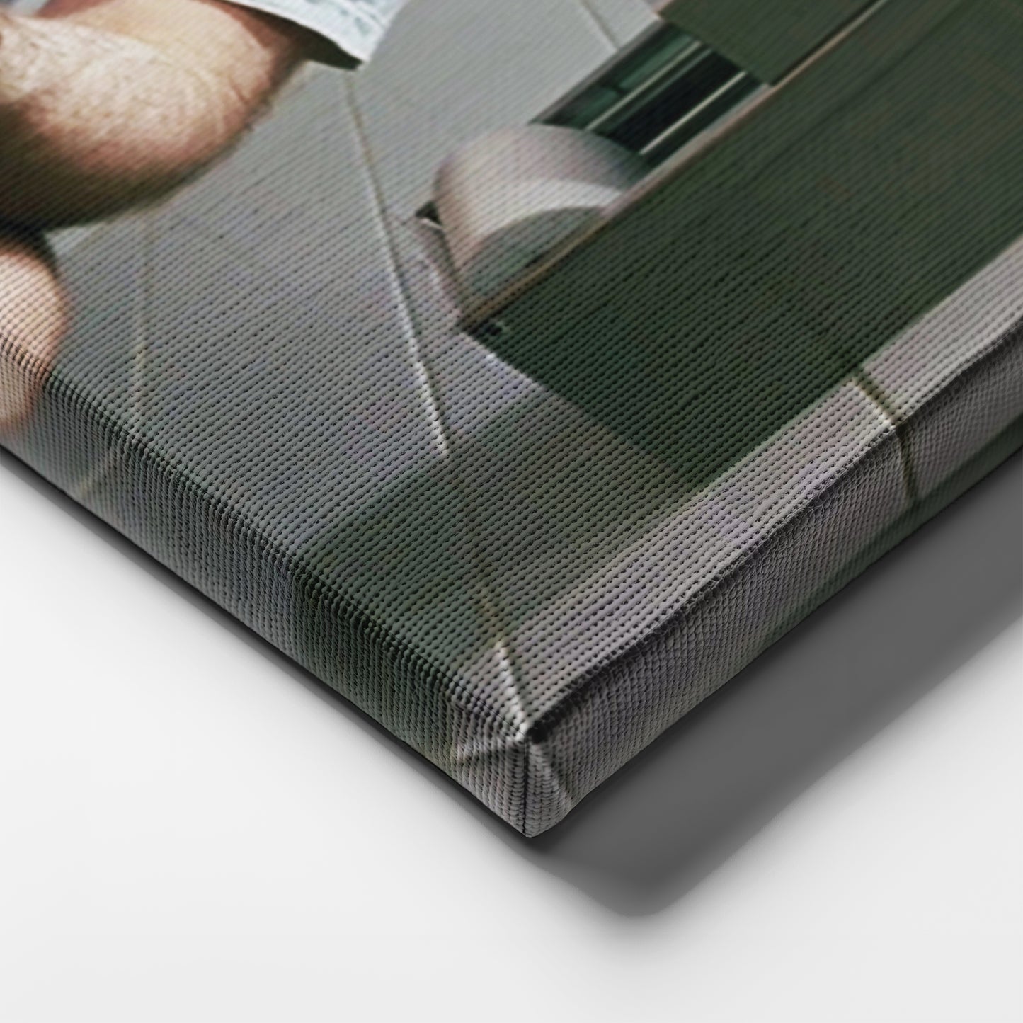 Pulp Fiction Book Reading Canvas Wall Art – Famous Movie Moment Decor