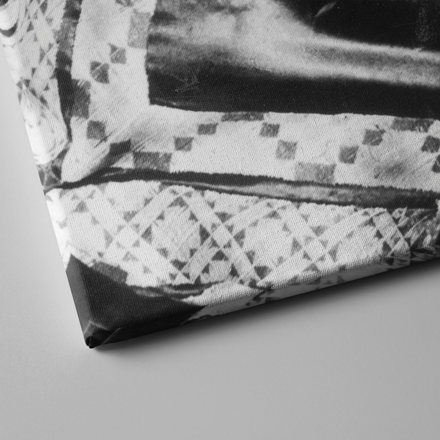 Frida Kahlo Black and White Canvas Wall Art – Iconic Art Print