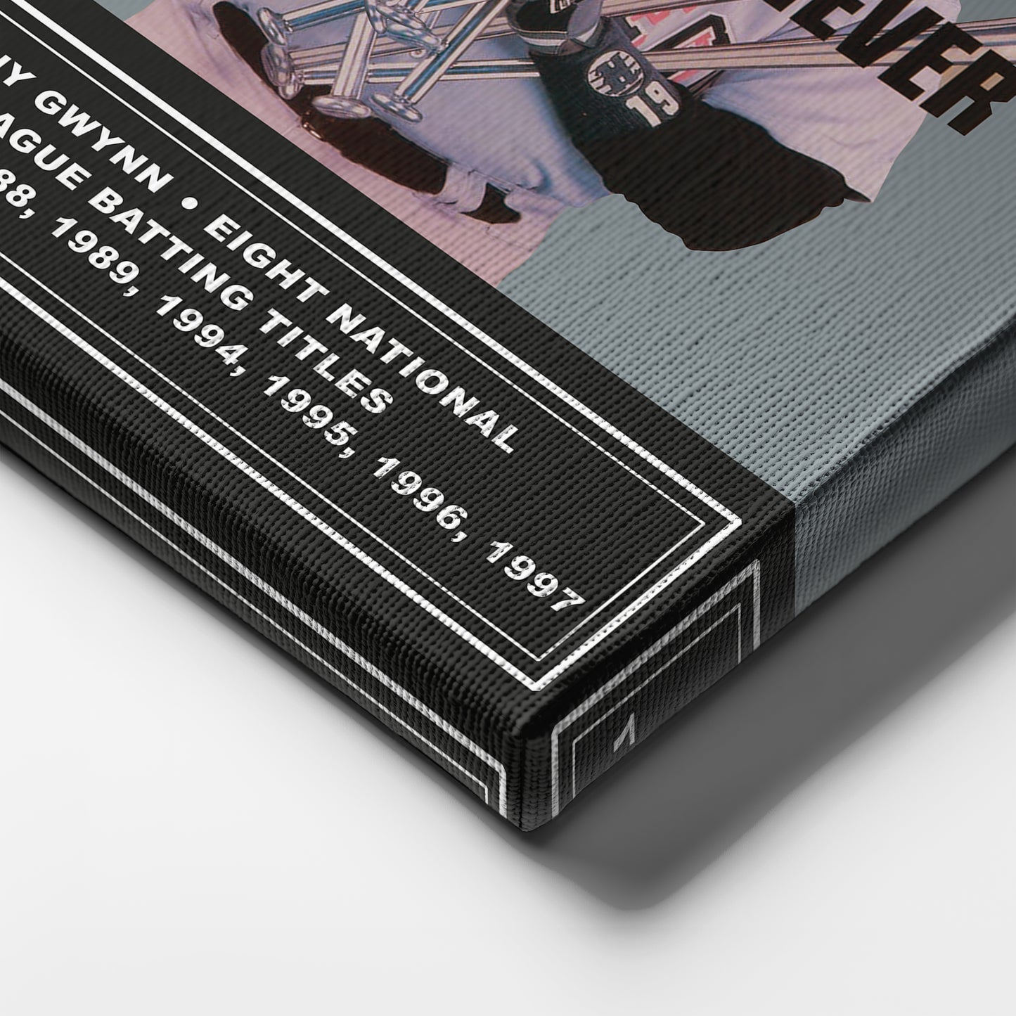 Tony Gwynn 8 N.L. Batting Titles Canvas Art - MLB Sports Home Decor