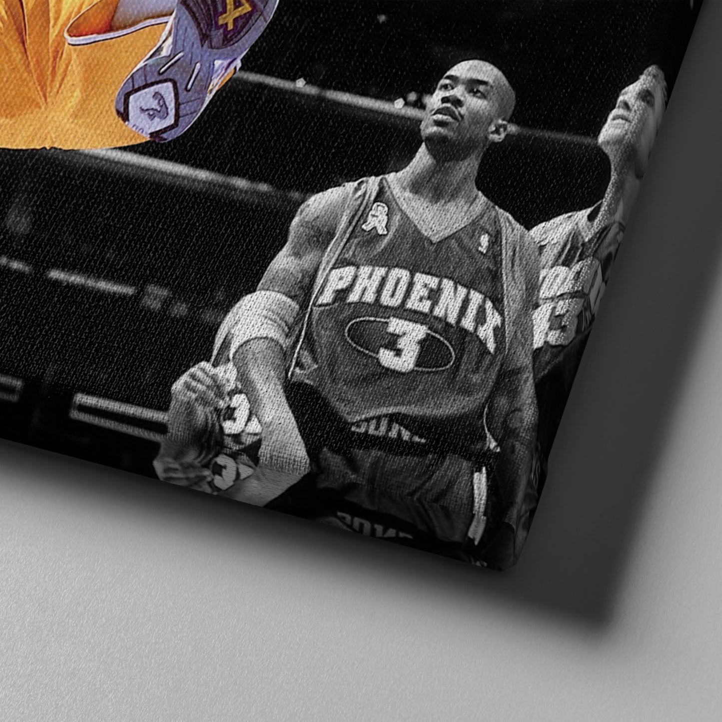 Shaquille O'Neal Dunking Canvas Art - NBA Lakers Sports Poster