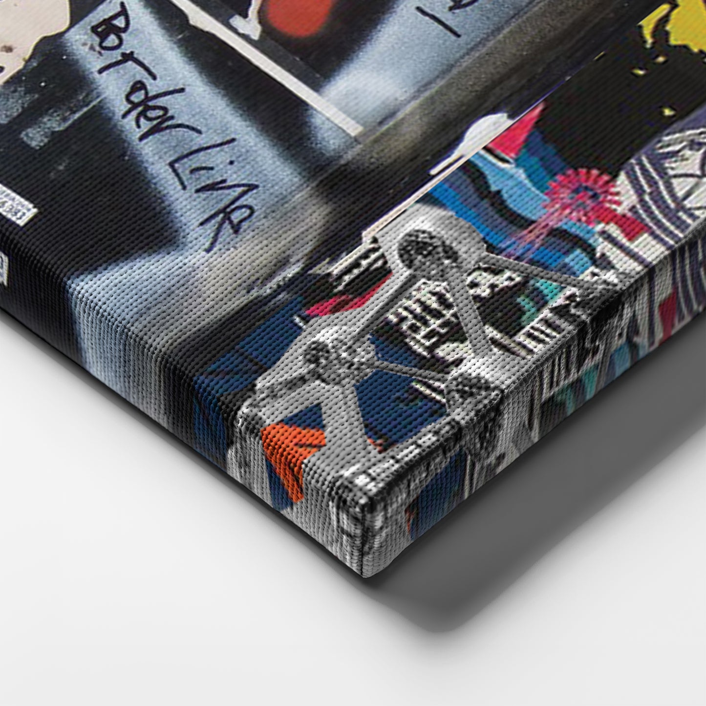 Frida Kahlo Graffiti Canvas Wall Art – Modern Art Piece for Home