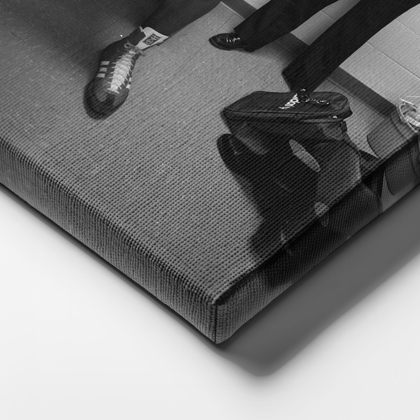 Mike Tyson Boxing Black and White Canvas Art – Boxing Champion Decor