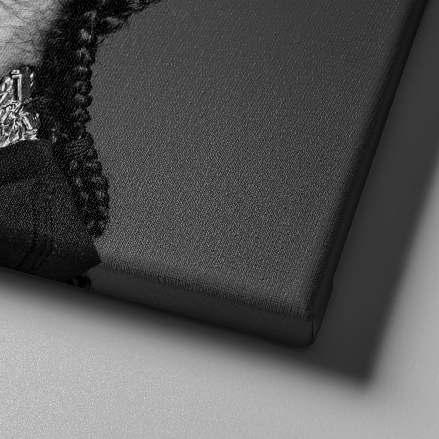 Nipsey Hussle Black and White Canvas Wall Art – Music Legend Home Decor