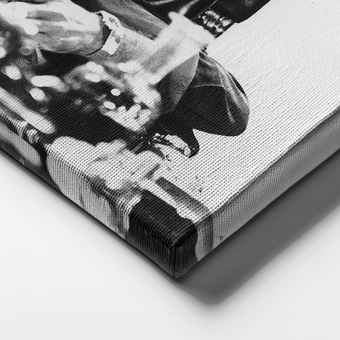 Tony Montana Scarface Canvas Art - Movie Wall Decor Black and White