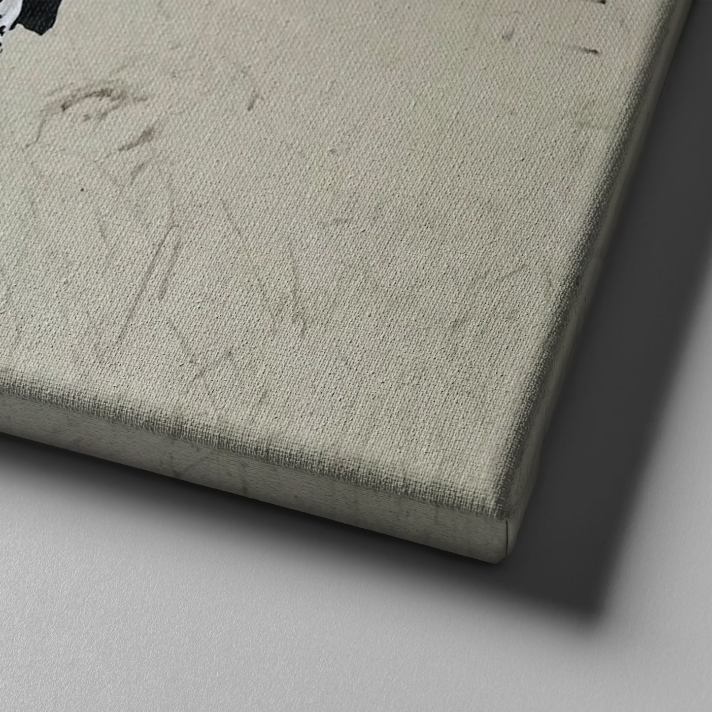 Banksy x Basquiat 'Installer' Canvas Print - Framed Wall Art