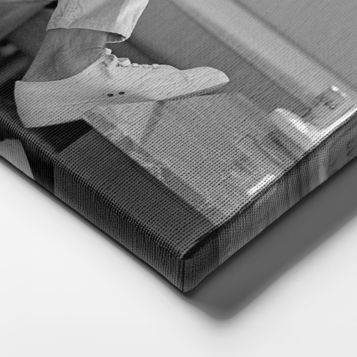 Steve McQueen with Gun Canvas Art – Legendary Movie Star Decor