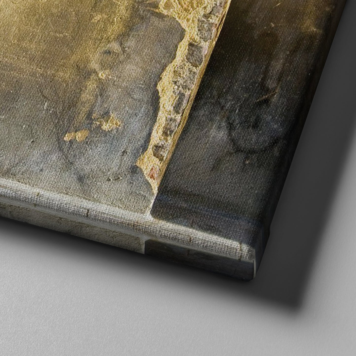 Banksy 'Children with Stereo' Canvas Print - Framed Wall