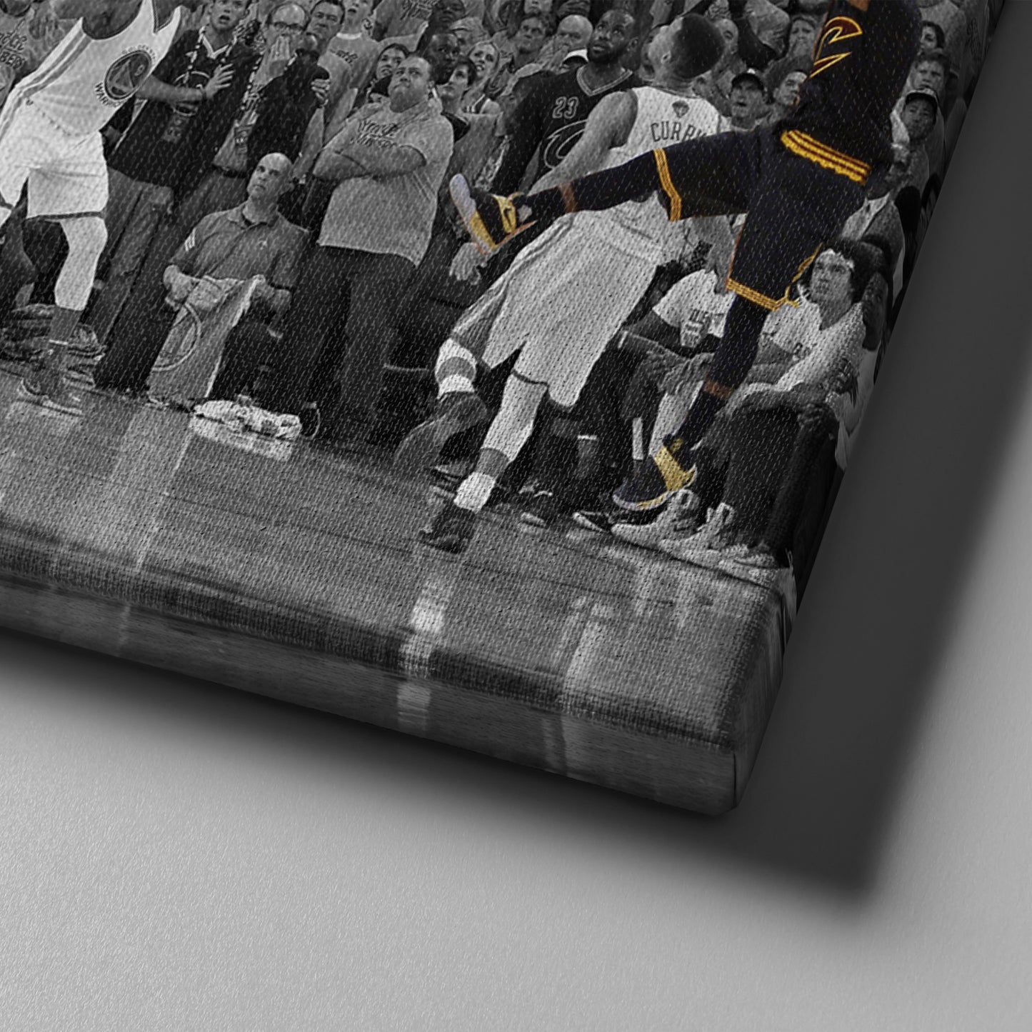 Kyrie Irving Game Winner vs Warriors Canvas Wall Art Decor - NBA Playoff Moment Art