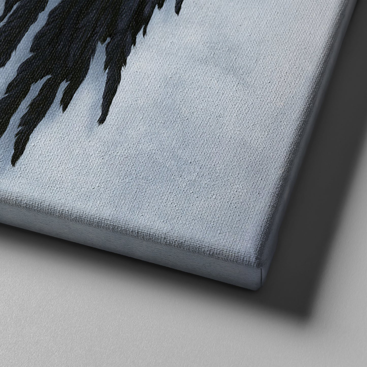 Banksy Angel Black Wings Canvas Wall Art – Bold Street Art Decor