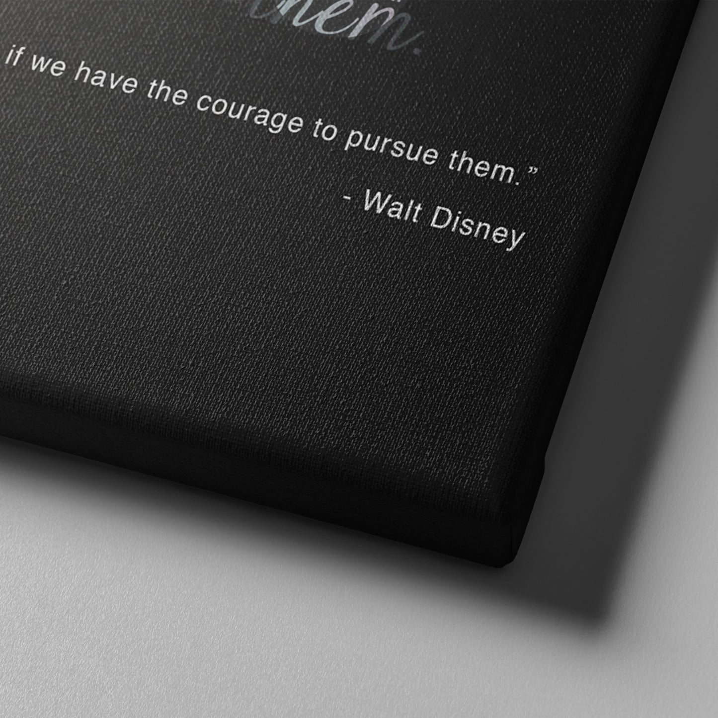 Motivational Quote - Canvas Wall Art Decor for Home & Office