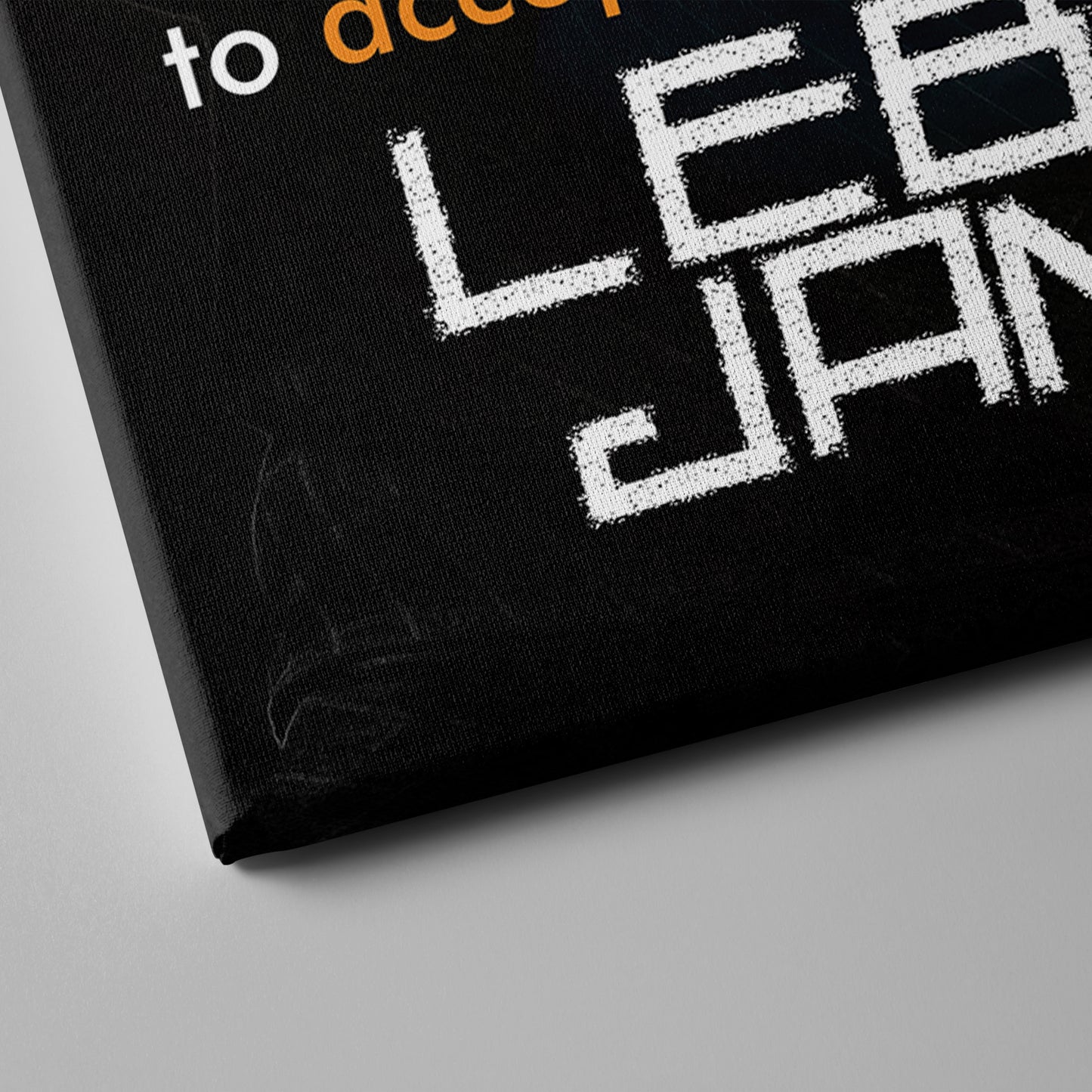 LeBron James King Quote Canvas Wall Art – NBA Superstar Motivation