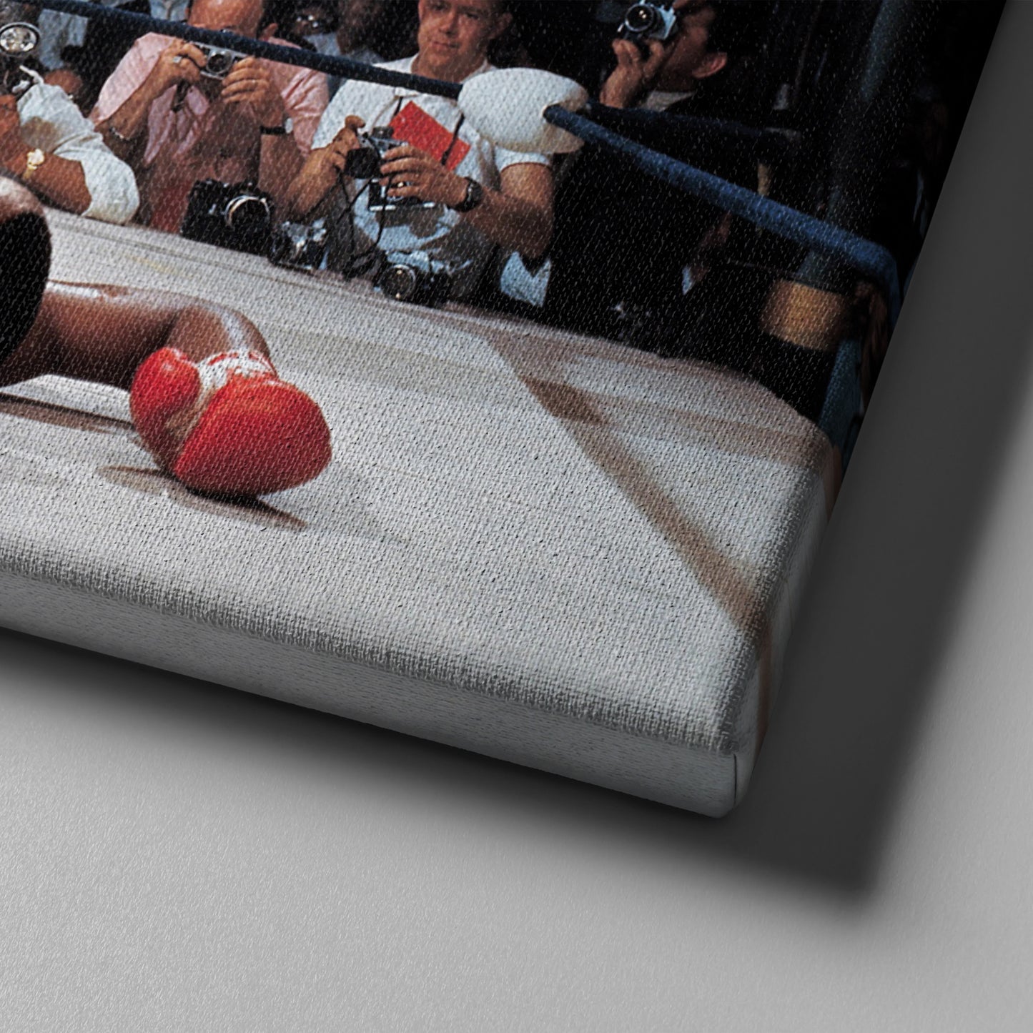 Muhammad Ali Sonny Liston Knockdown Canvas Art – Boxing Icon Decor