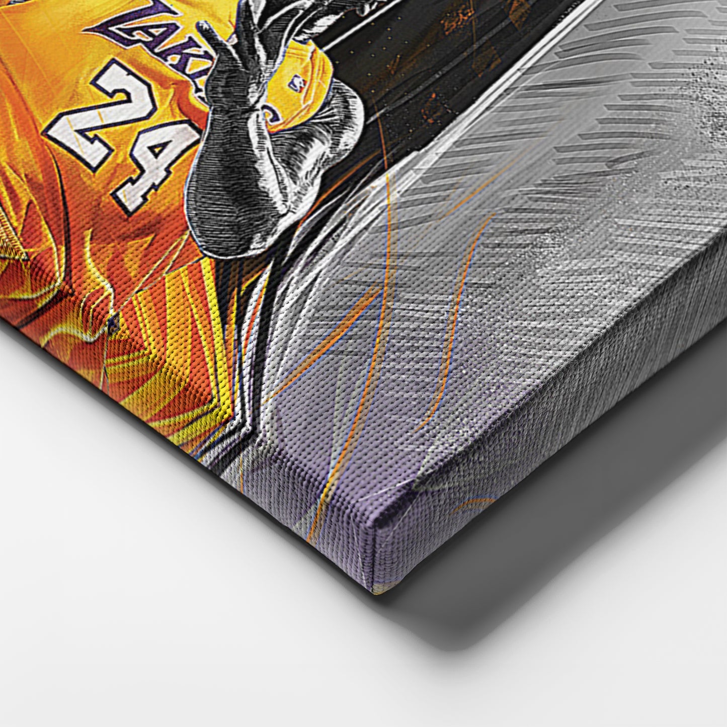 Kobe Bryant Lakers Canvas Wall Art – Mamba Mentality Home Decor