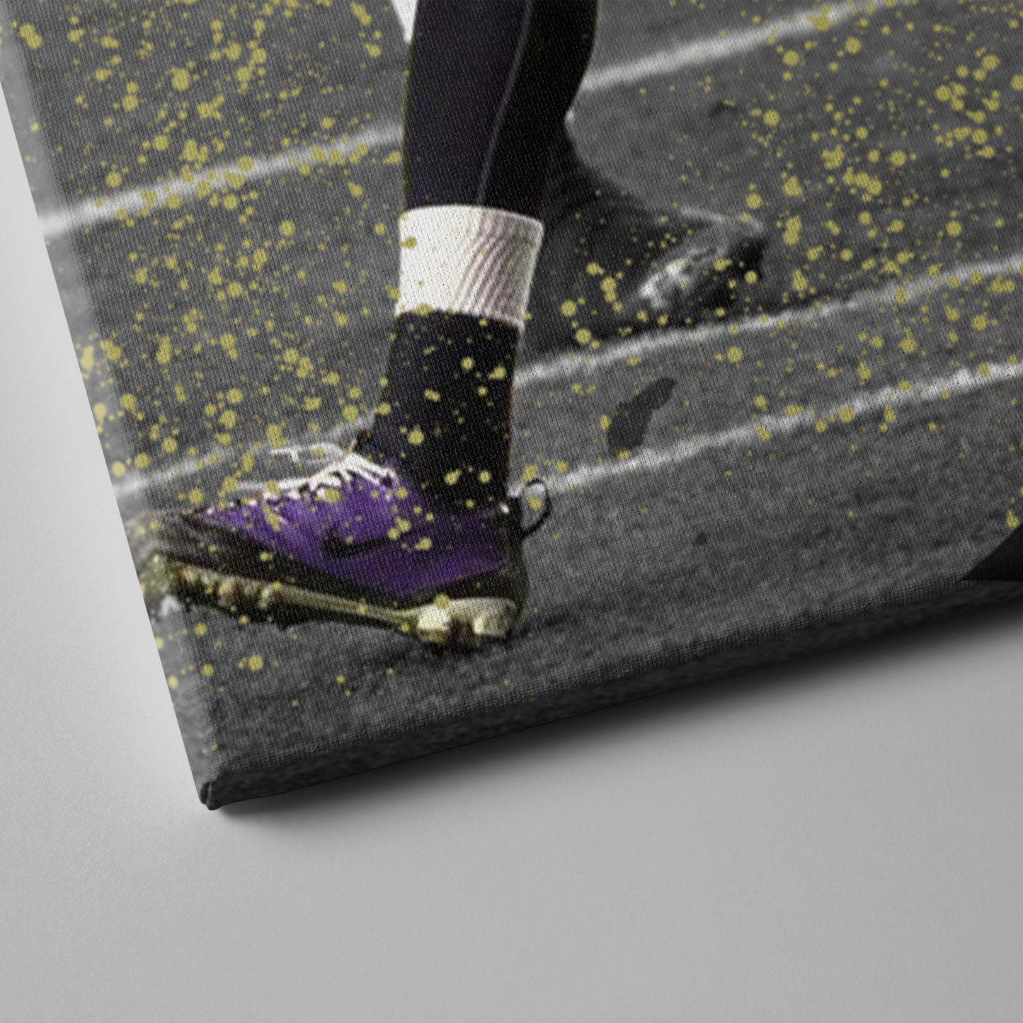 The Mile High Miracle Canvas Art - NFL Ravens vs. Broncos Wall Decor