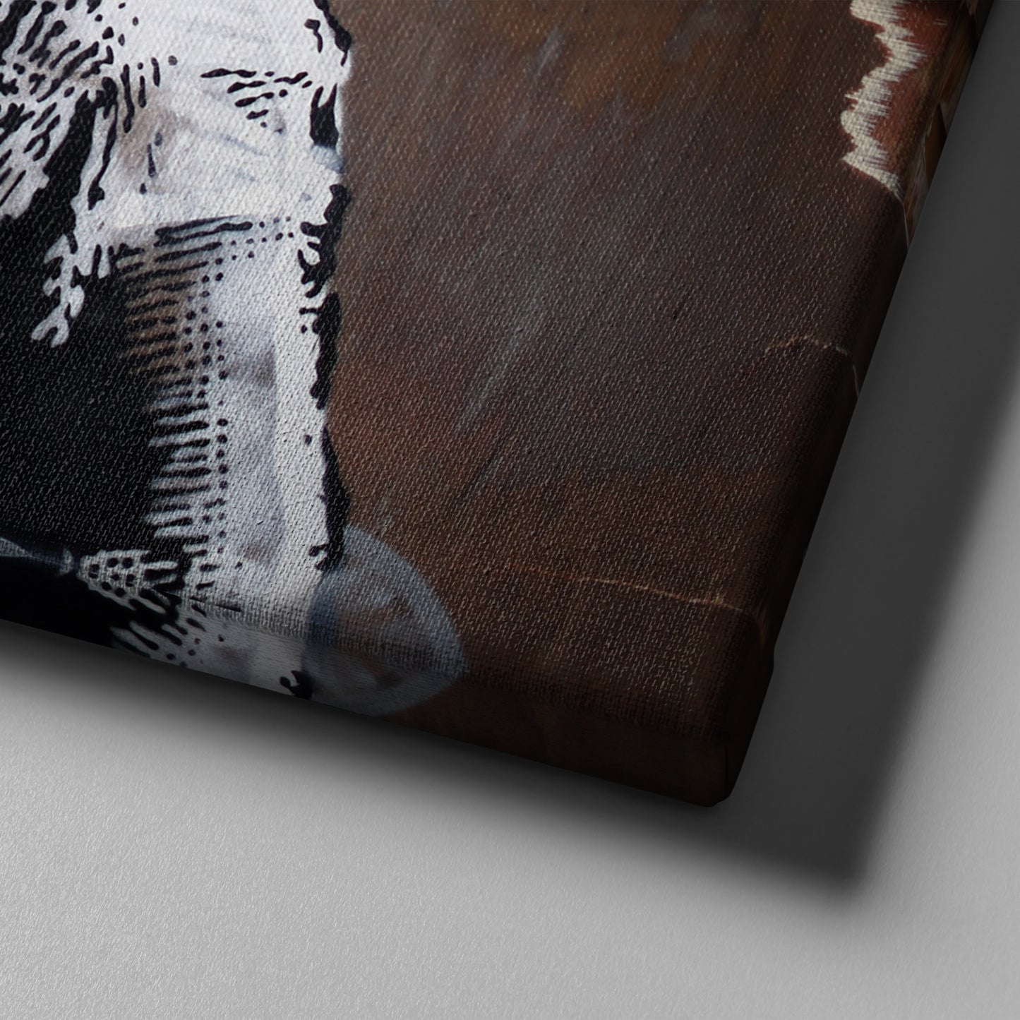 Banksy 'Les Misérables' Paris Mural Canvas Print - Framed Wall Art