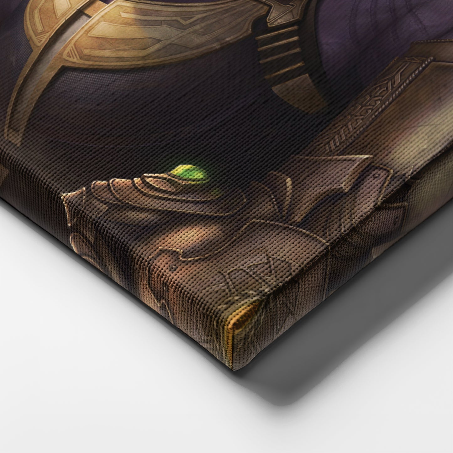 Funny Deadpool & Angry Thanos - Marvel Comics Canvas Wall Art Decor