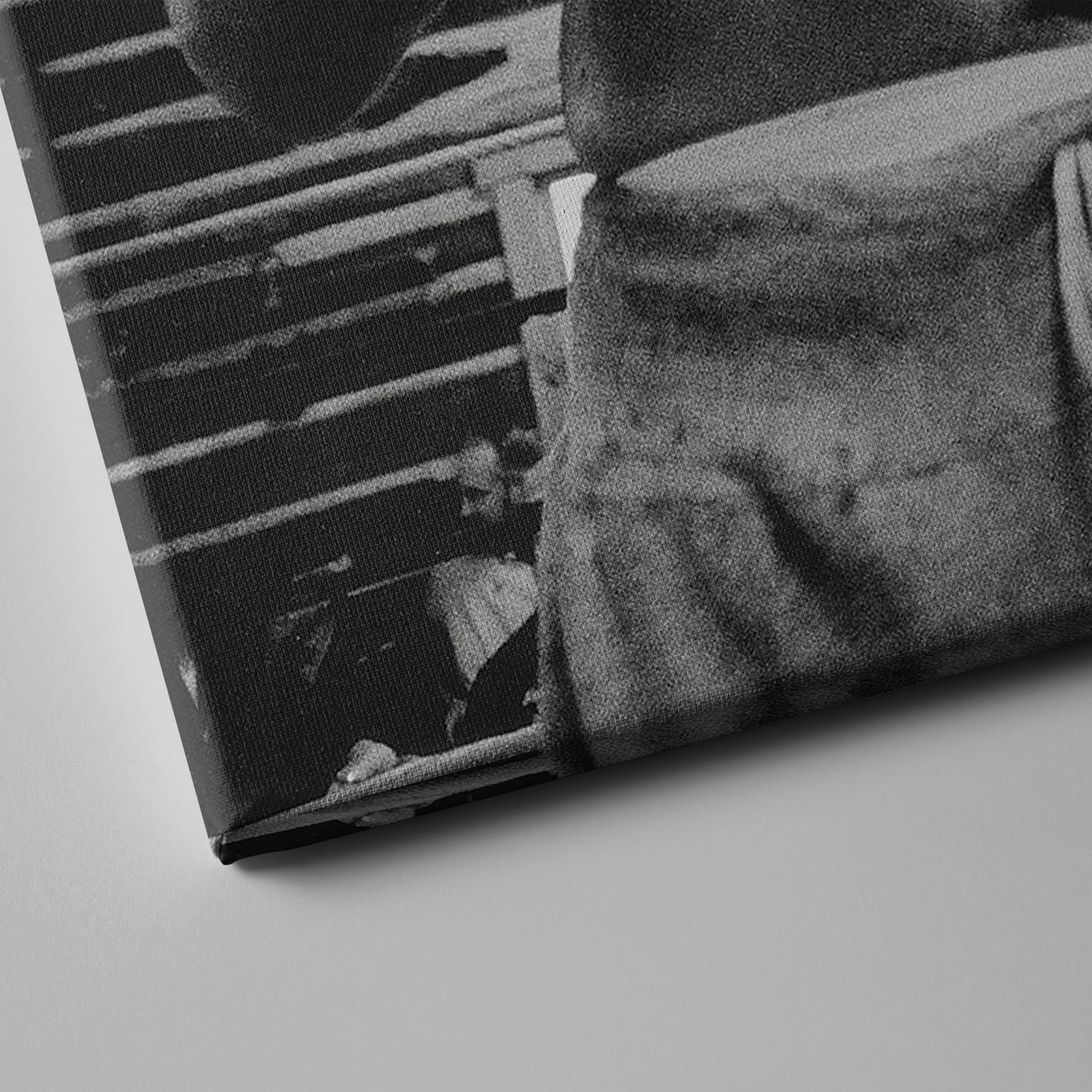 Muhammad Ali Black and White Quote Boxing Canvas Art – Boxing Legend Decor