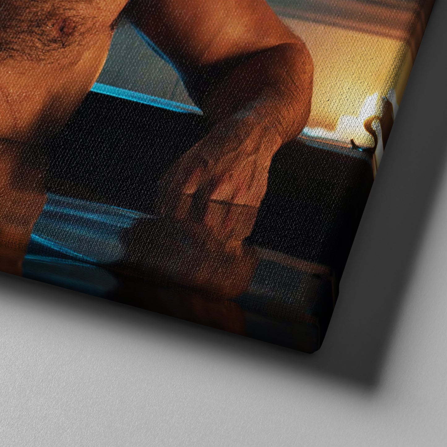 Henry Cavill Geralt Bathtub Canvas Wall Art – Witcher TV Series Decor