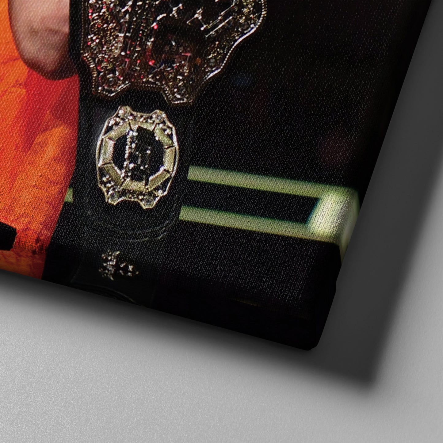 Conor McGregor Celebrating with Belts Canvas Wall Art Decor - UFC Victory Poster