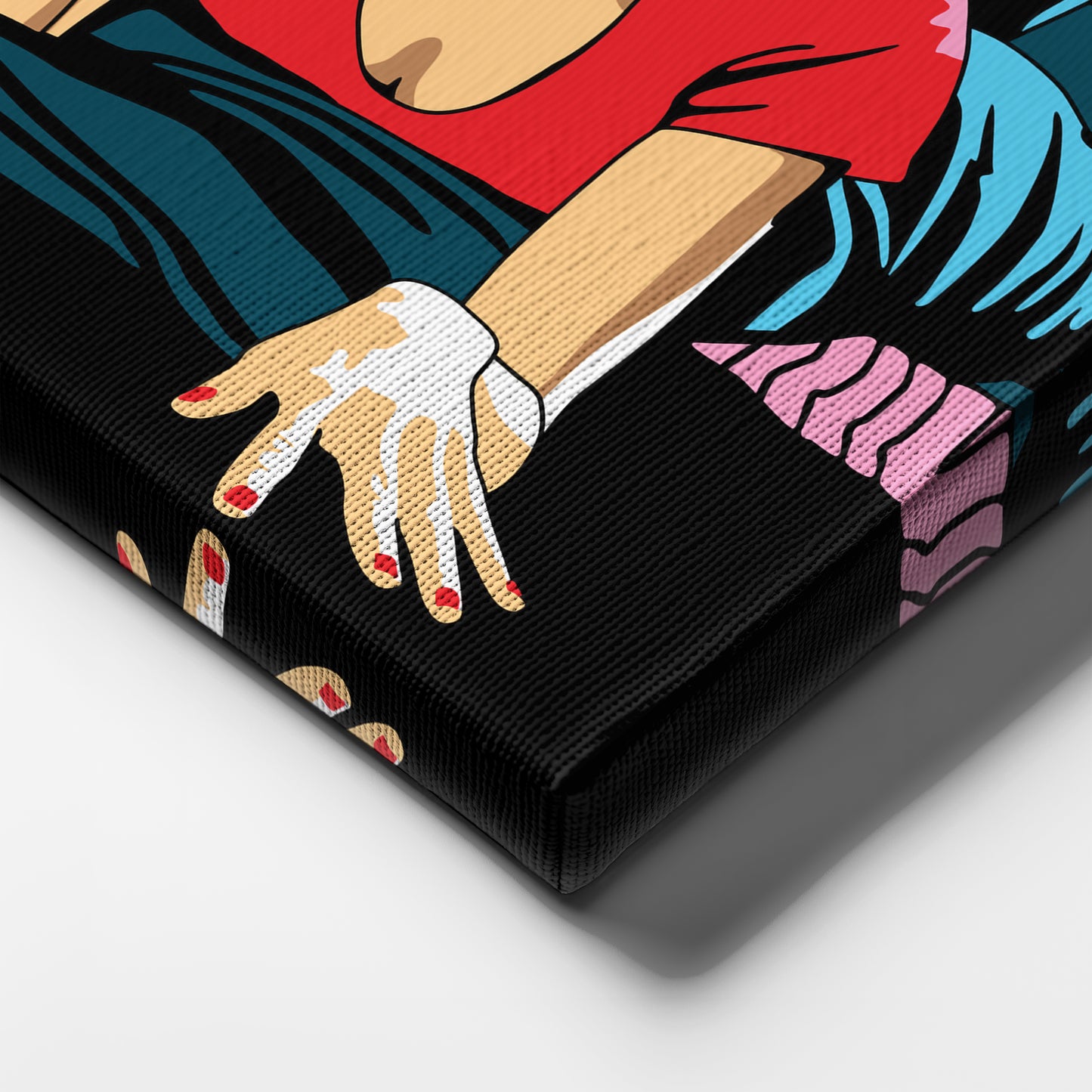 Pulp Fiction Uma Thurman Illustration Canvas Art – Cinematic Art Lovers Decor