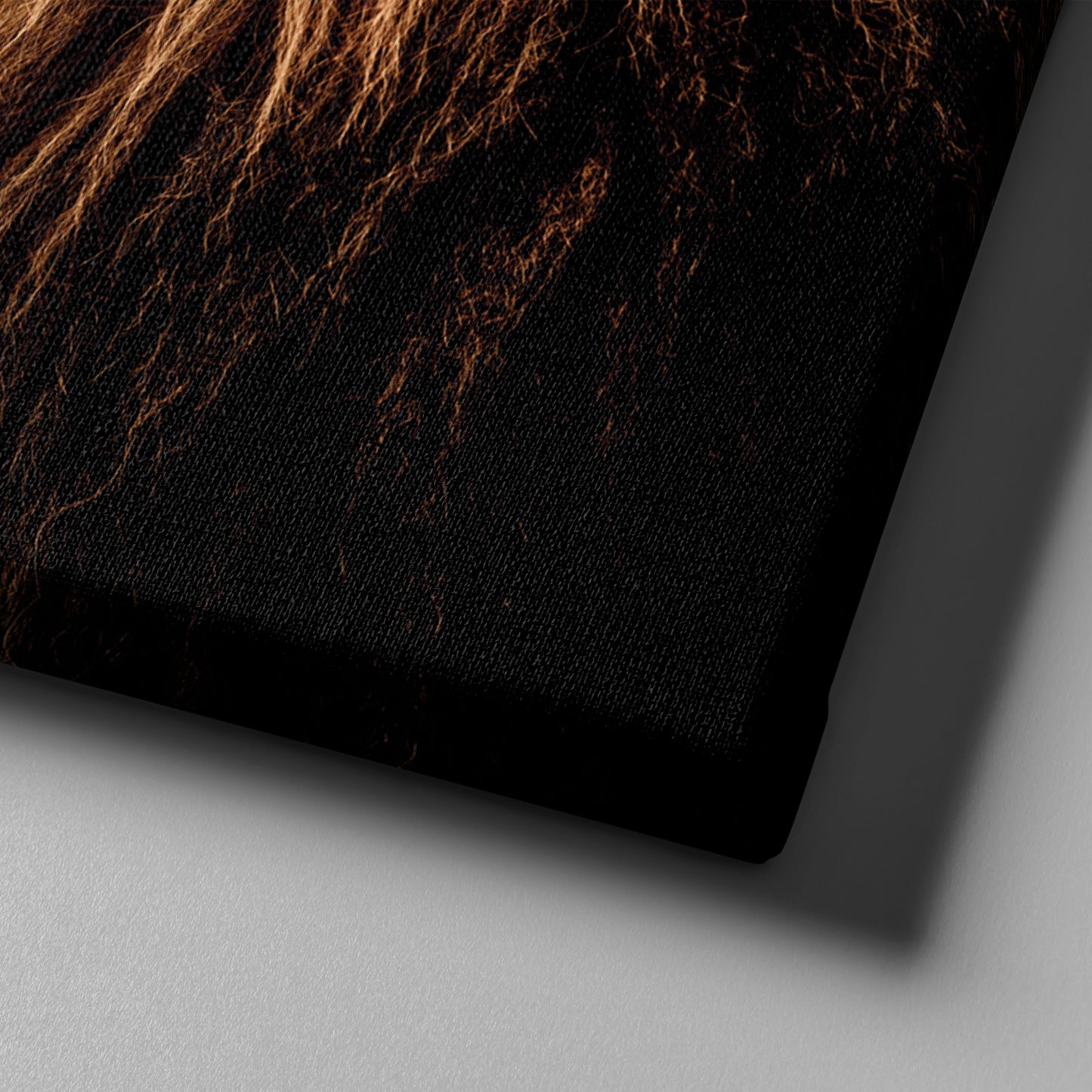 Roaring Lion Against Stormy Sky - Canvas Wall Art Decor