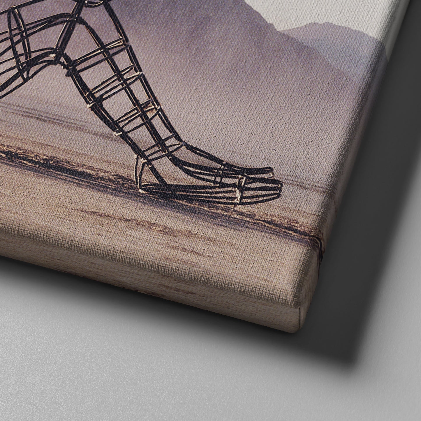 Two People Turning Their Backs by Alexander Milov Canvas Art - Modern Decor