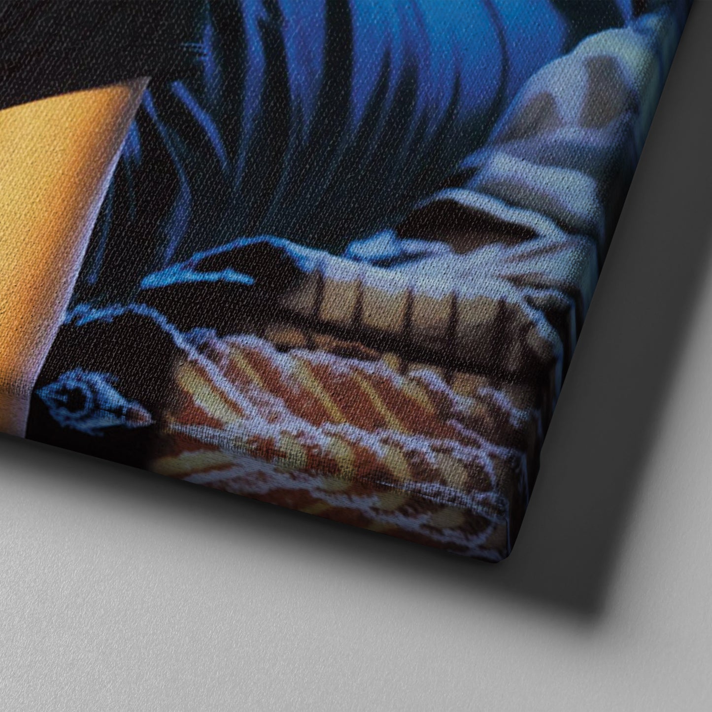 Uma Thurman Smoking Pulp Fiction Canvas Art – Legendary Movie Star Decor