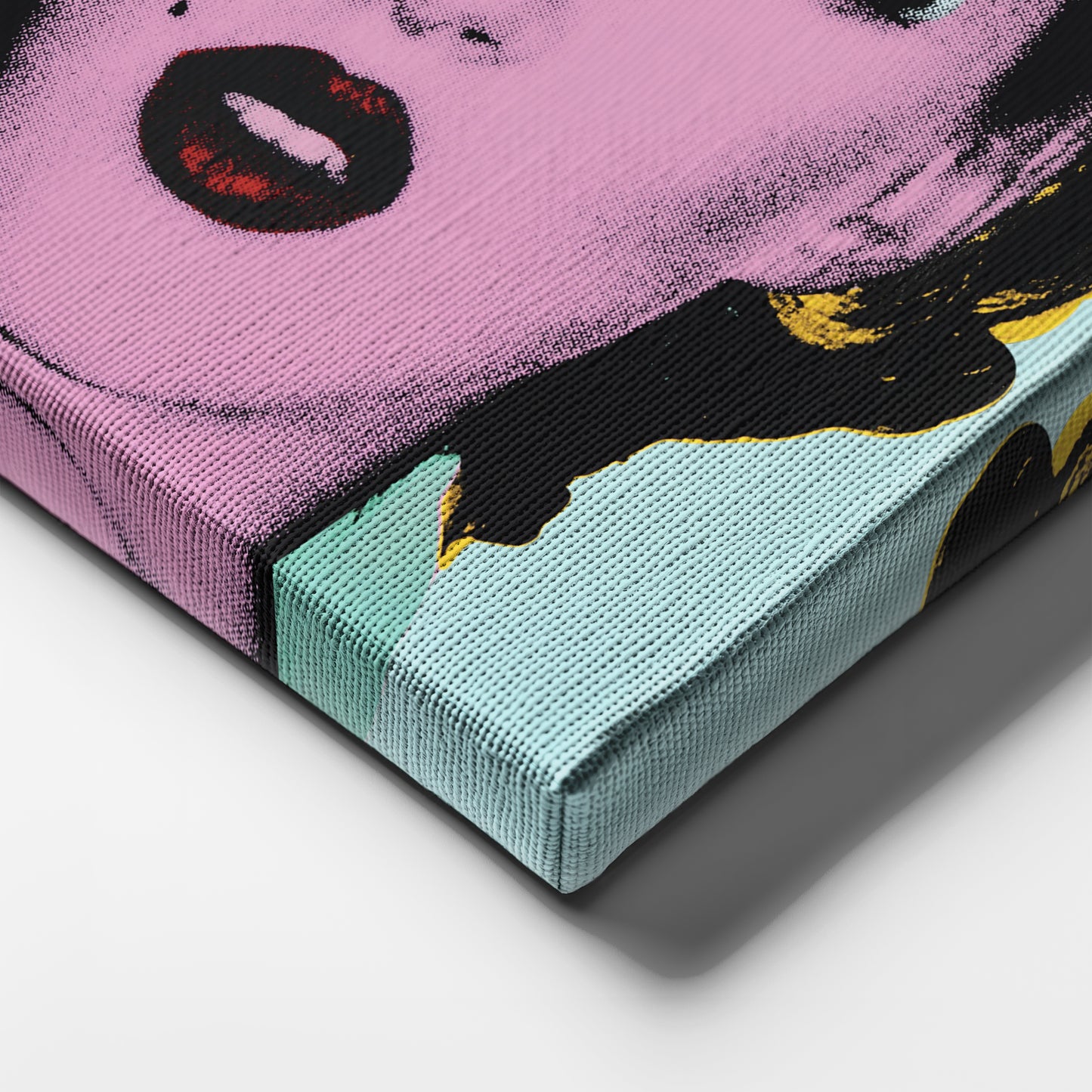 Kate Moss Pop Art Canvas Wall Art – Iconic Supermodel Print