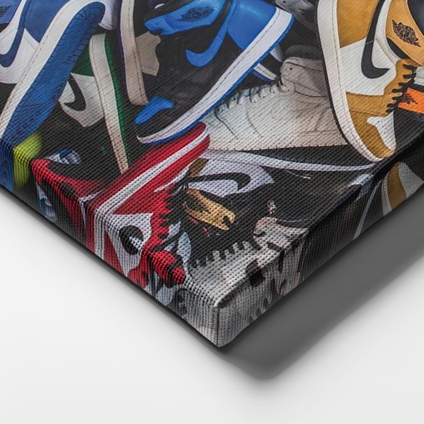 Air Jordan Sneakers Collection Canvas Wall Art Decor - Iconic Sports Sneaker Art