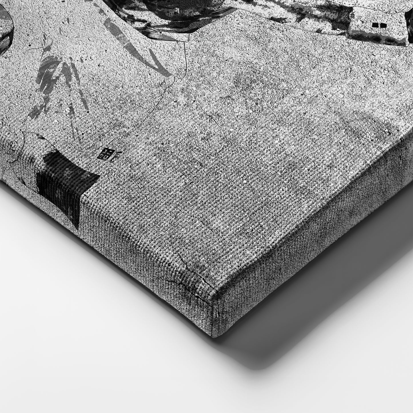 Roger Federer Tennis Canvas Wall Art – Grunge Texture Sports Legend Decor