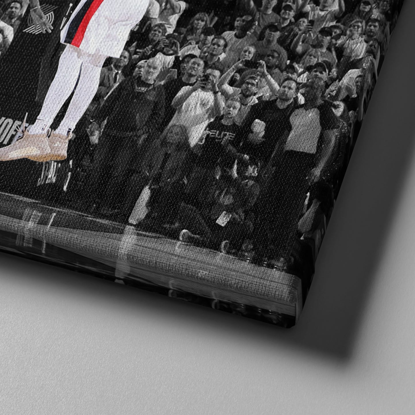 Damian Lillard Dame Time Canvas Wall Art – NBA Player Print for Home