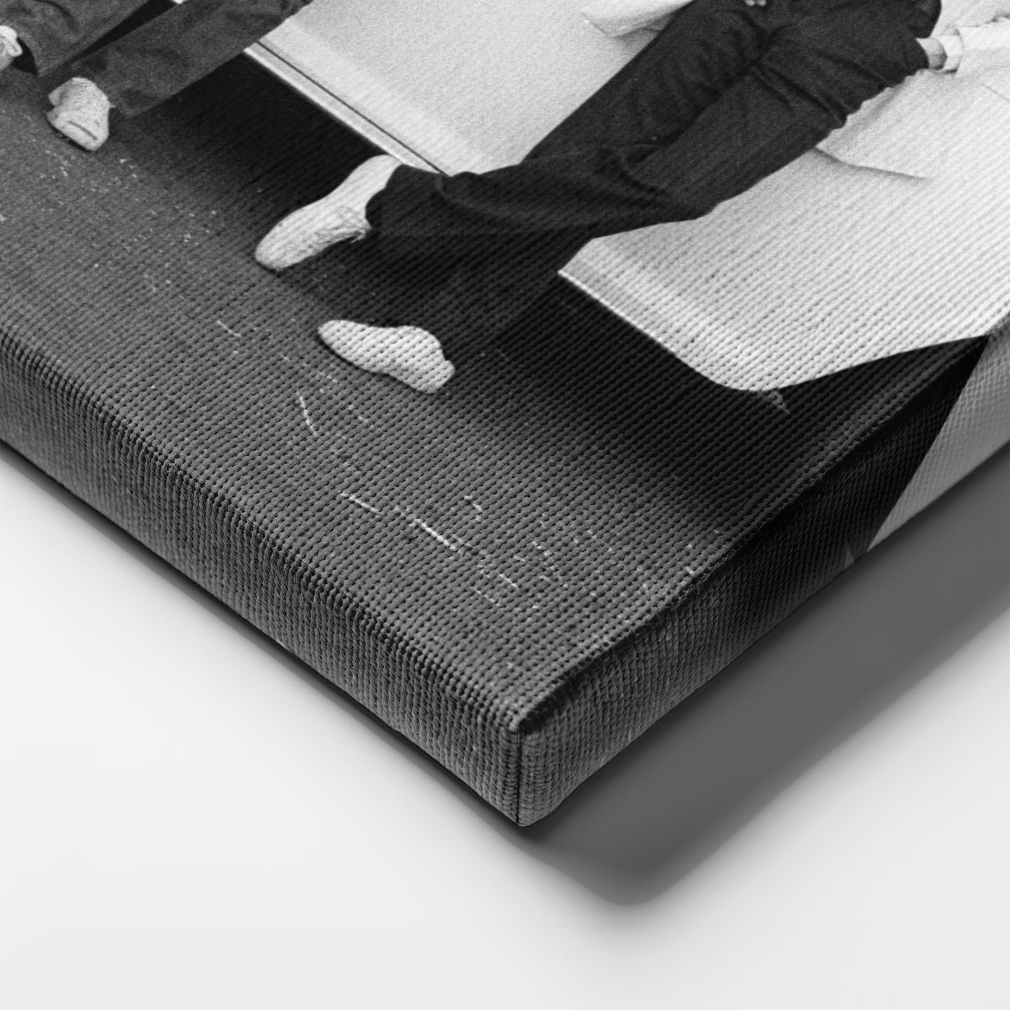 The Beatles Car Music Group Canvas Wall Art – Iconic Band Decor