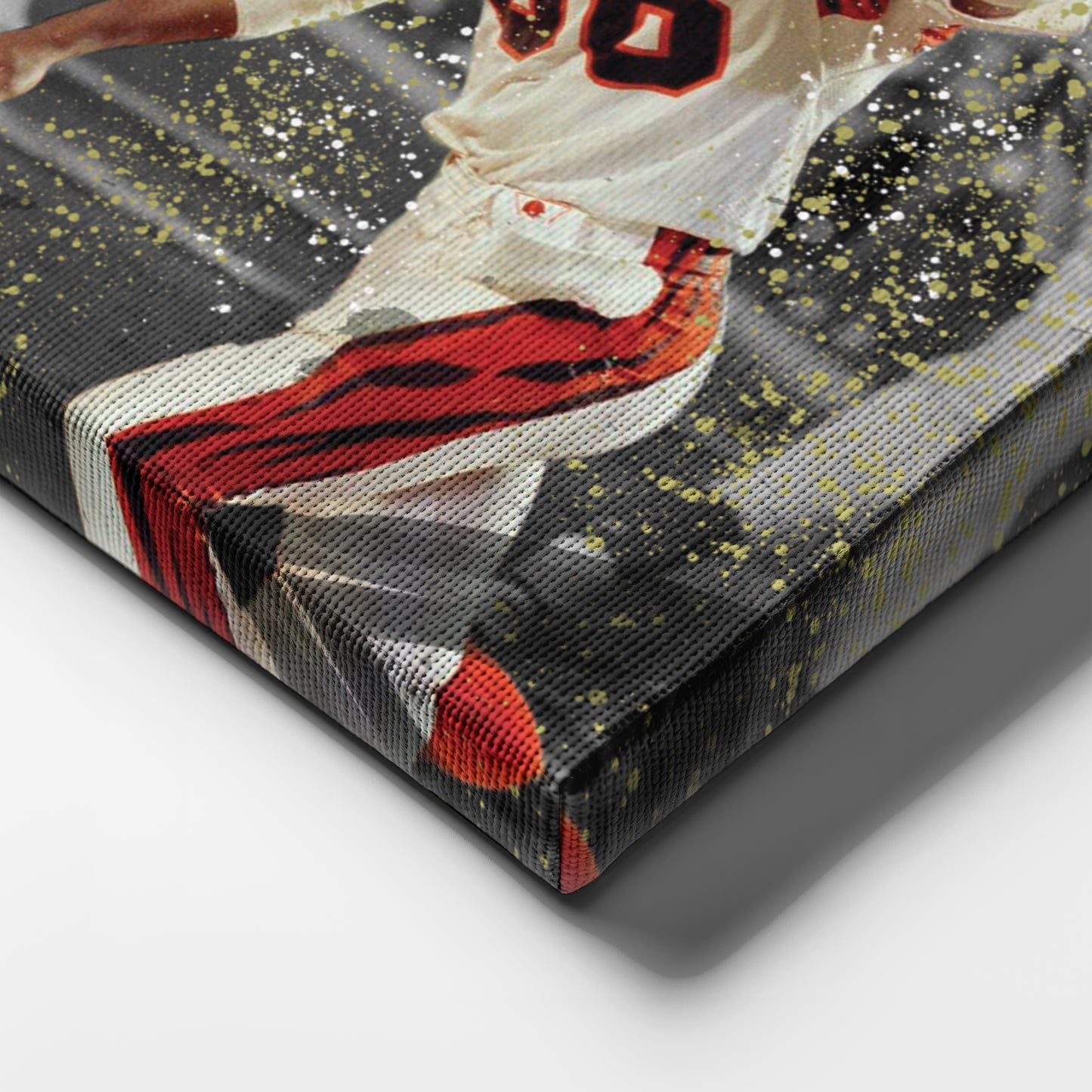 Jennings’ Kickoff Return Cincinnati Bengals Canvas Wall Art Decor - NFL Highlight Art