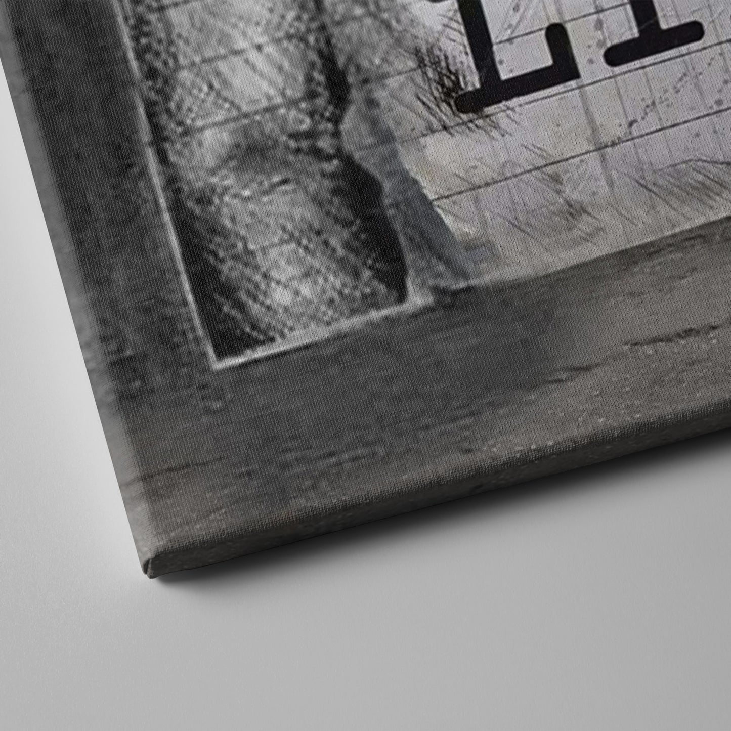 Banksy 'I Love Life' Canvas Print - Framed Wall Art