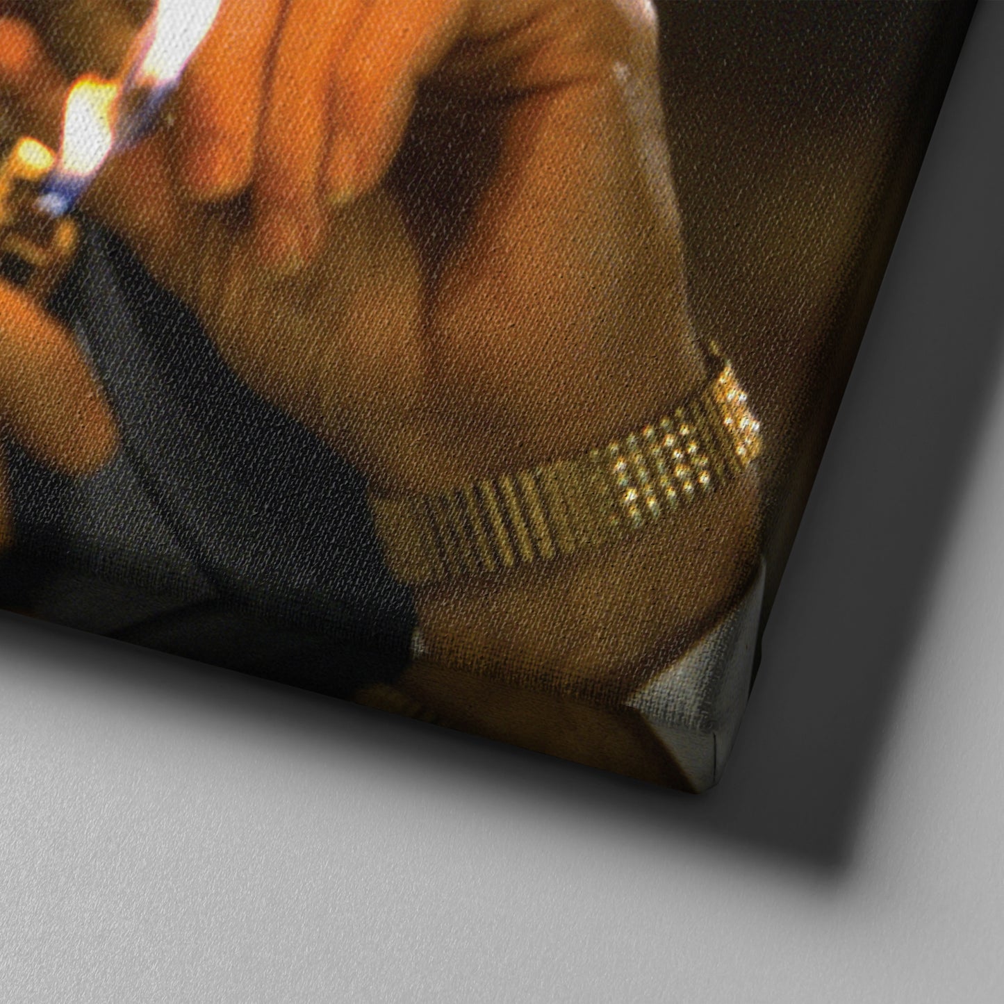 Scarface Tony Montana Smoking Canvas Art – Iconic Movie Character Decor