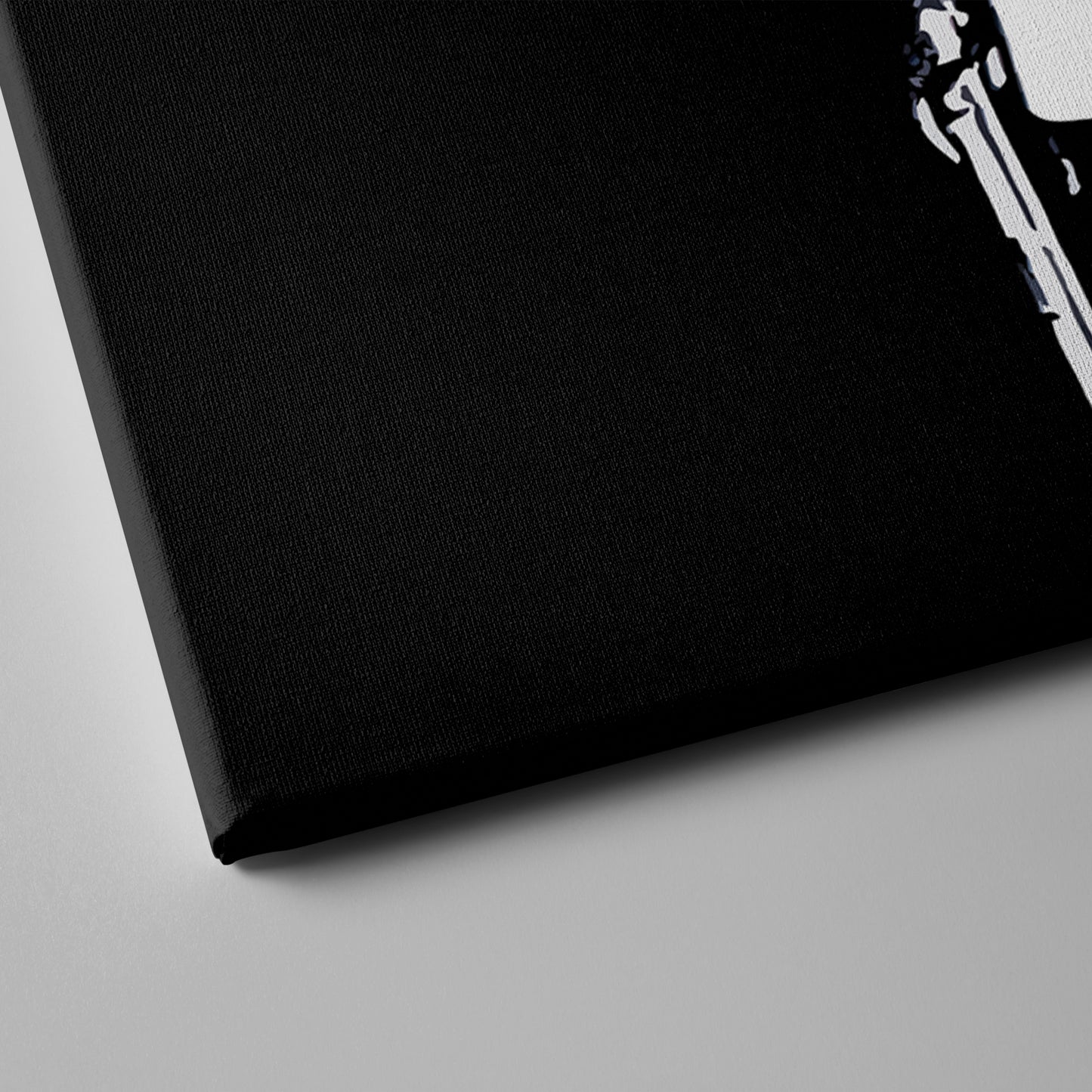 Scarface Al Pacino Black and White Canvas Art – Gangster Film Legend Decor