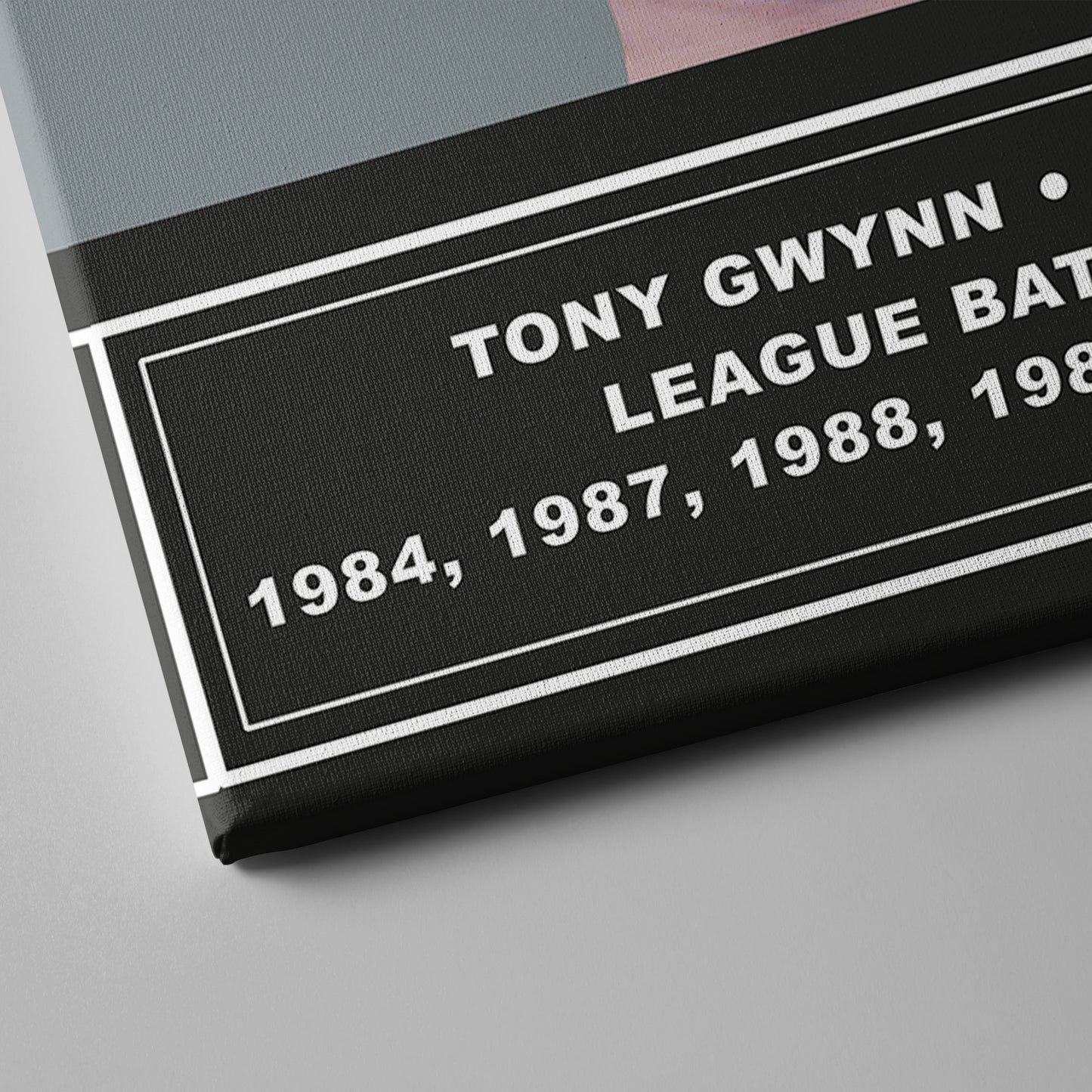 Tony Gwynn 8 N.L. Batting Titles Canvas Art - MLB Sports Home Decor