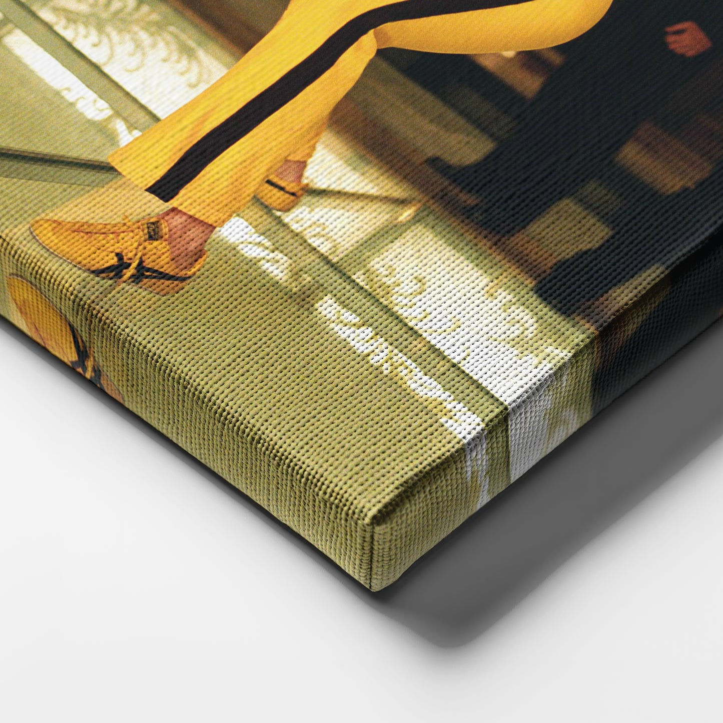 Kill Bill Uma Thurman Movie Scene Canvas Wall Art – Cinematic Action Poster