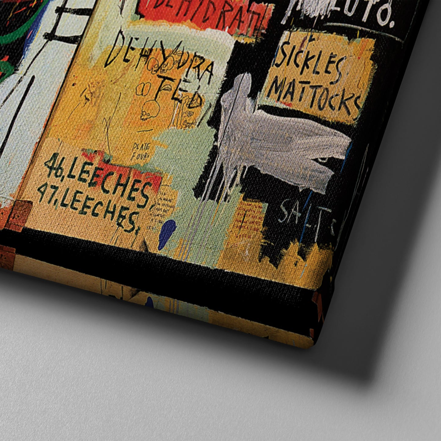 Notary by Jean-Michel Basquiat Abstract Art Canvas Wall Art – Modern Art Decor