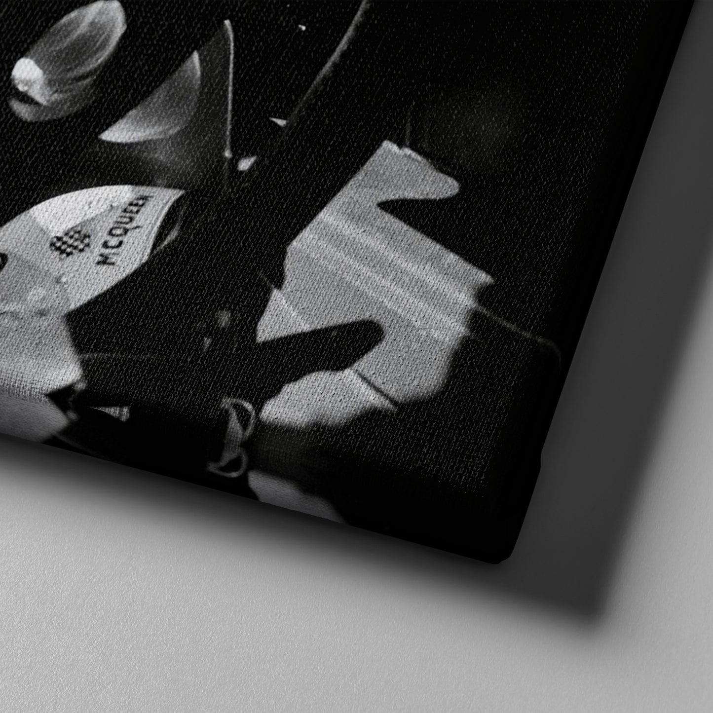 Steve McQueen Black and White Poster – Canvas Wall Art Decor