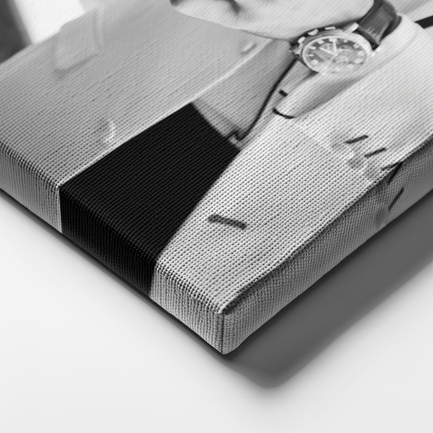 James Bond Black and White Movie Canvas Wall Art – Iconic Spy Print