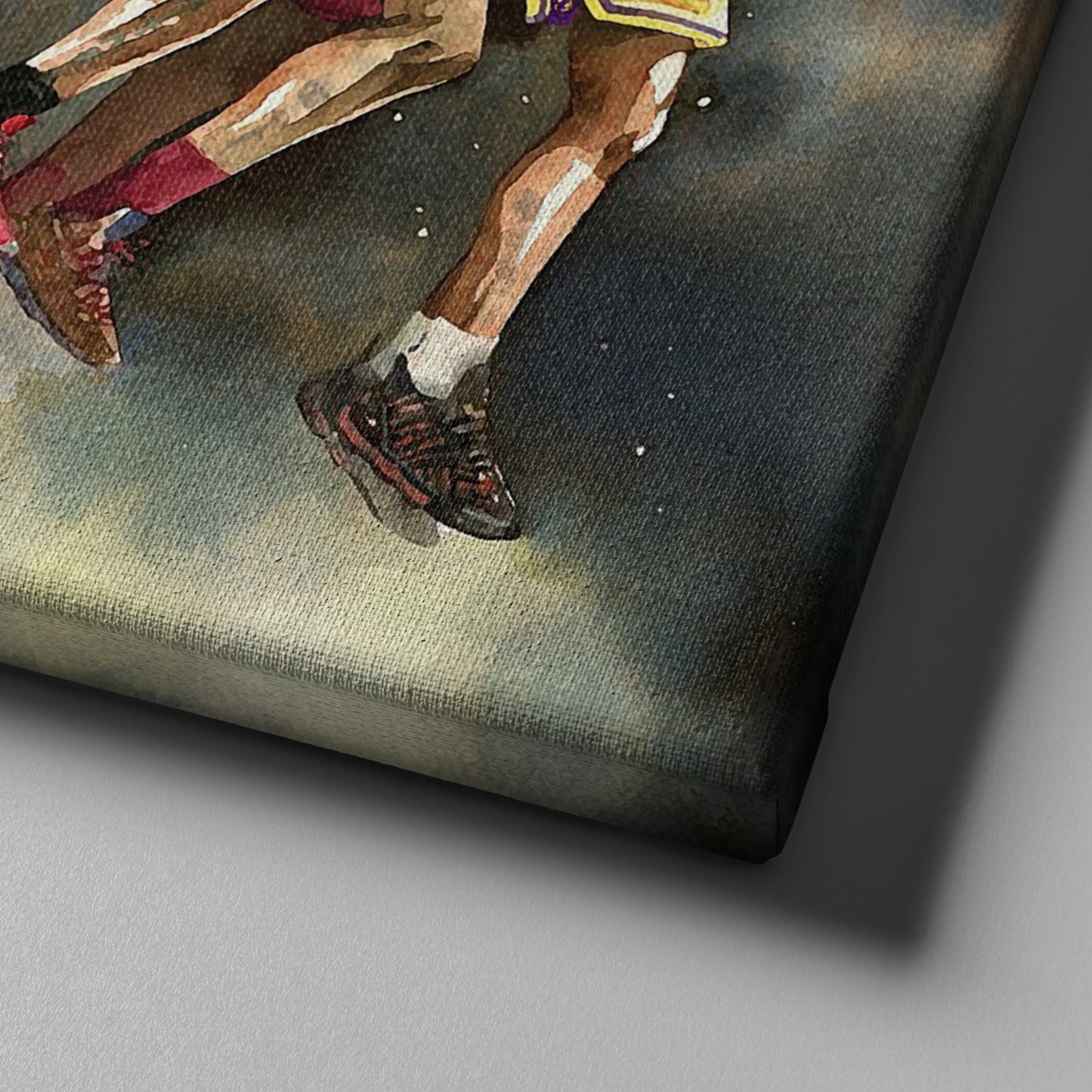 LeBron James Evolution Canvas Wall Art – NBA Legacy Print