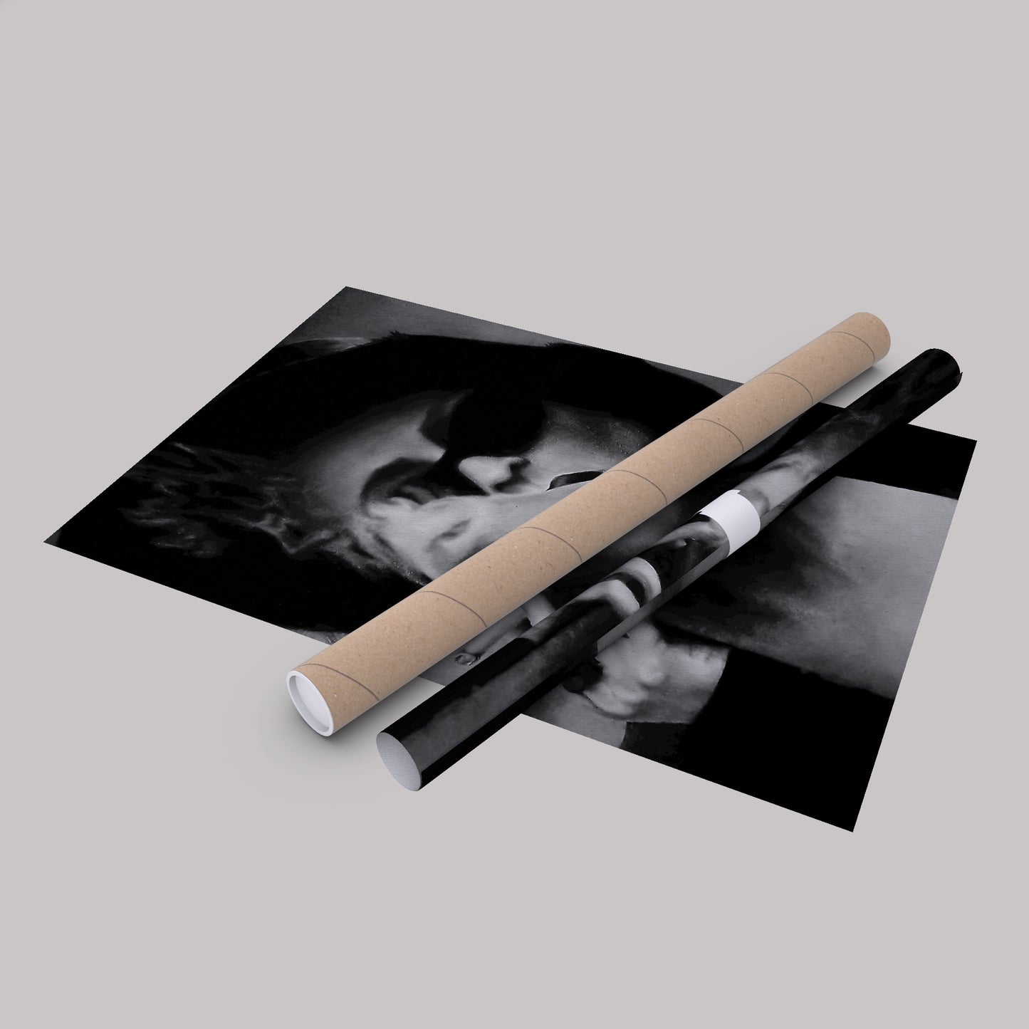 Fight Club Marla Singer Smoking Canvas Wall Art – Movie Scene Poster