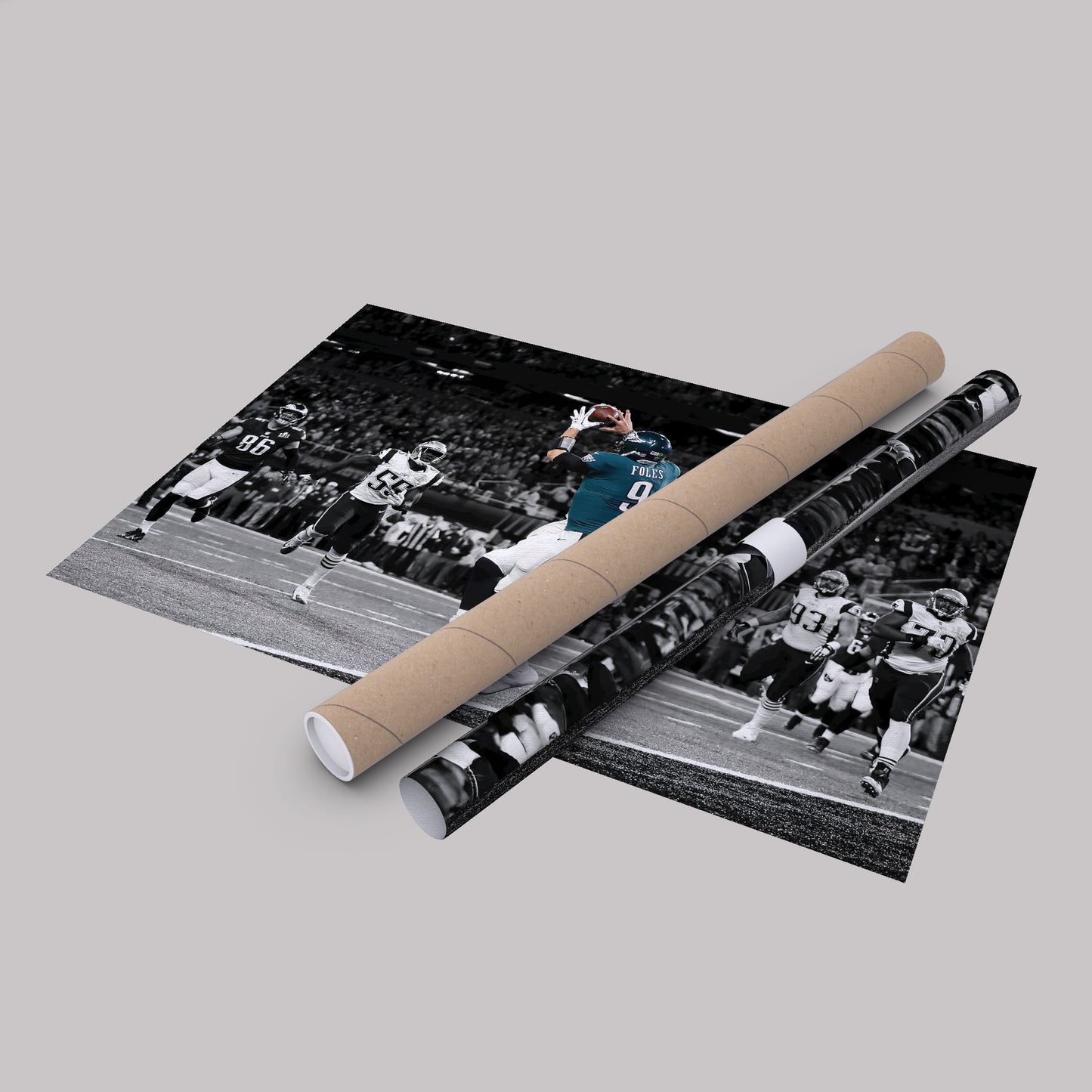 Nick Foles Super Bowl LII Philly Special Canvas Art - NFL Wall Decor