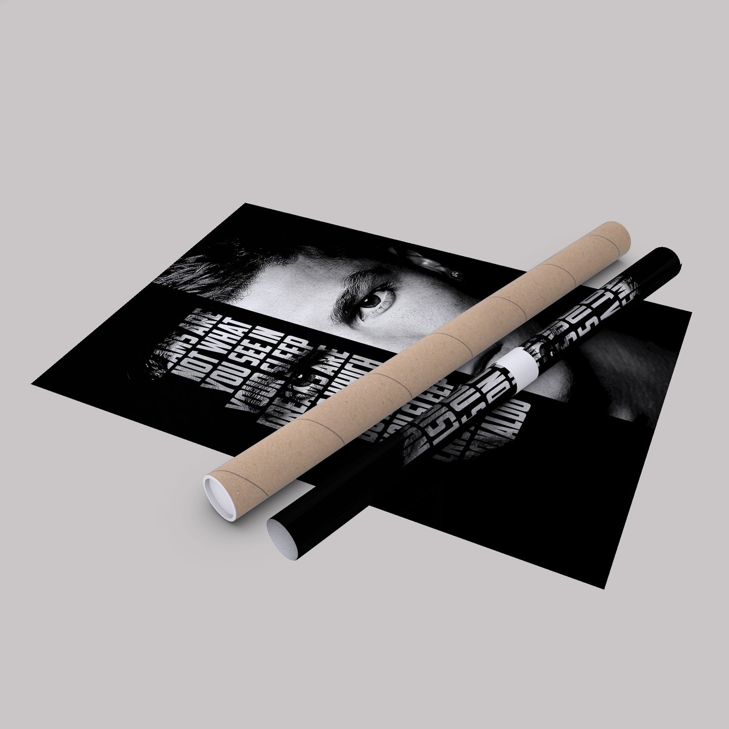 Cristiano Ronaldo Motivational Quote Canvas Wall Art Decor - Soccer Superstar Art