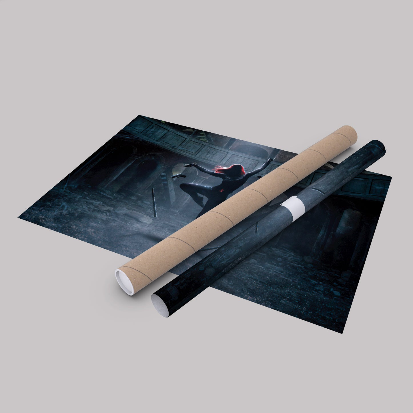 Black Widow Poster Marvel - Canvas Wall Art Decor