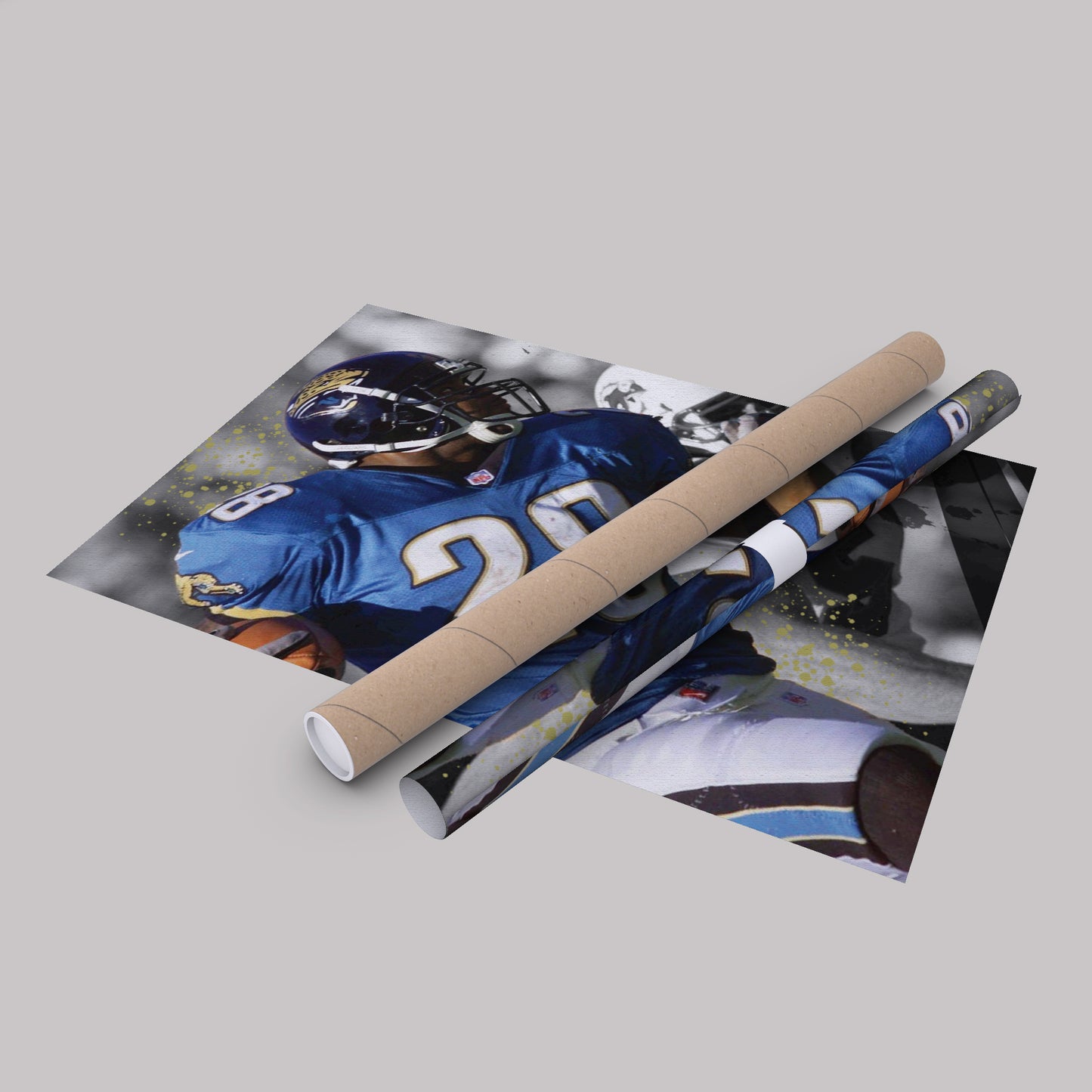 Taylor's 90-Yard Touchdown Jaguars Canvas Art - NFL Wall Decor Print