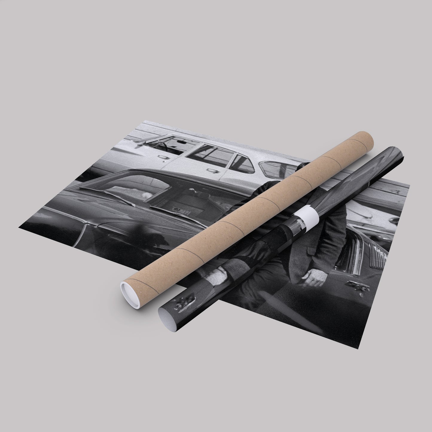 Steve McQueen Hollywood Icon Canvas Wall Art – Black and White Decor