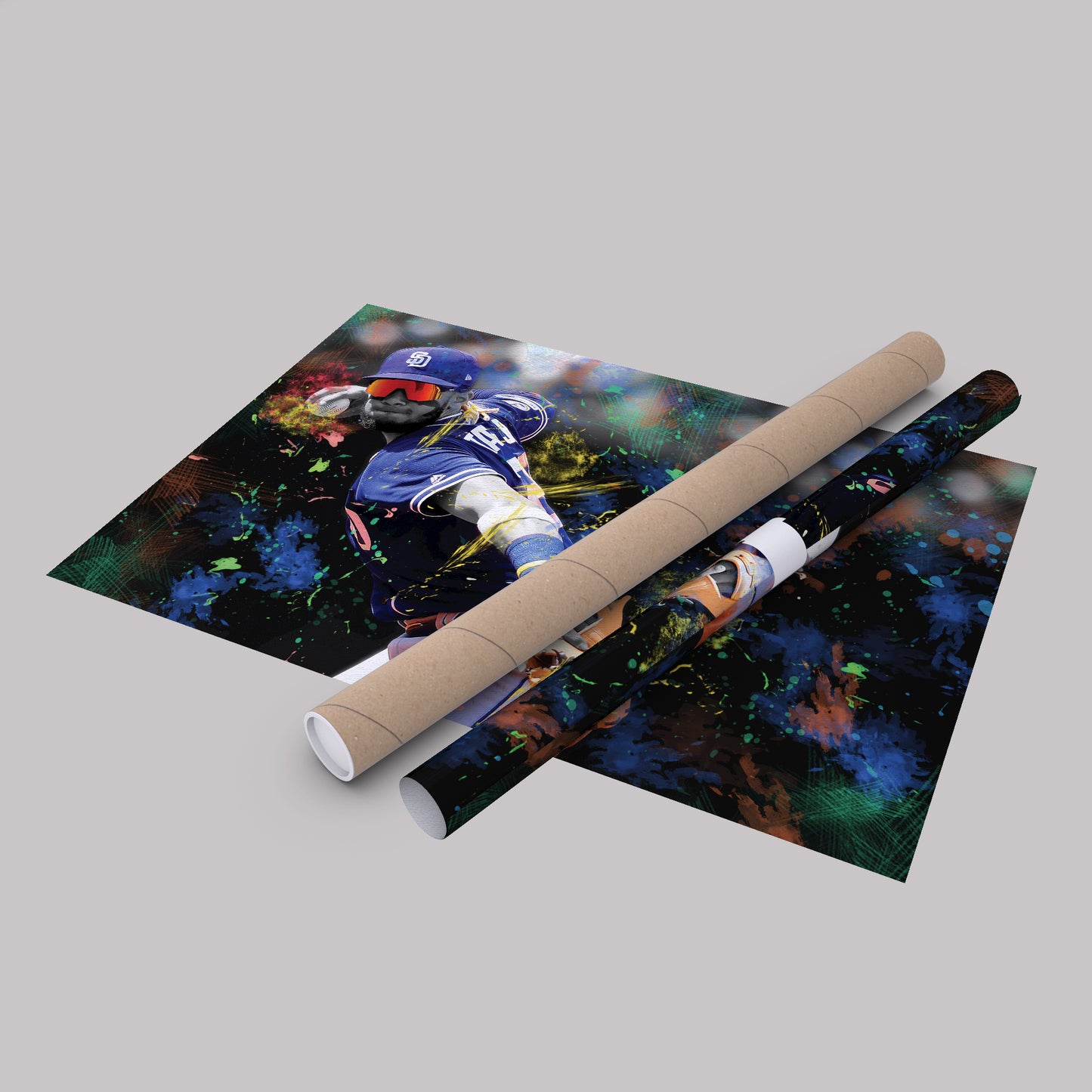 Fernando Tatis Jr. San Diego Padres MLB Canvas Wall Art – Baseball Star Poster