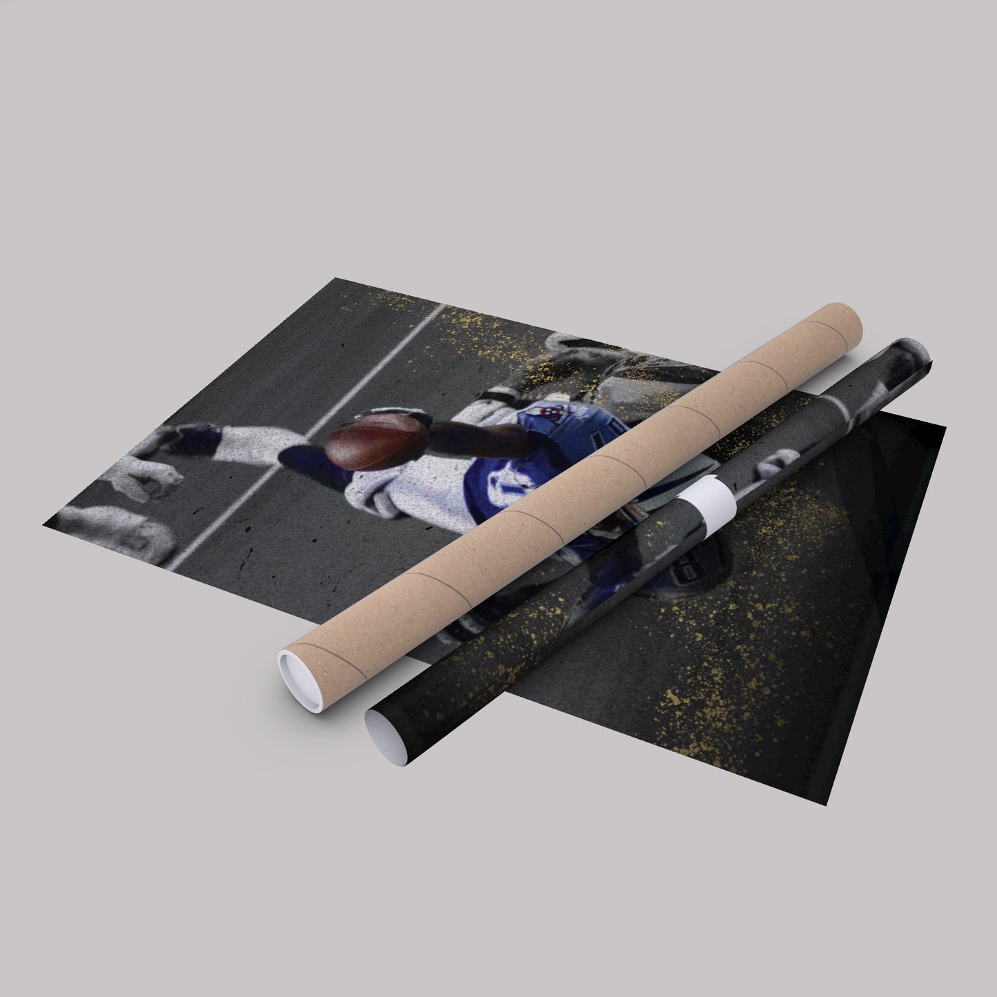 The Tackle Rams vs. Titans Canvas Art - NFL Football Wall Decor Print